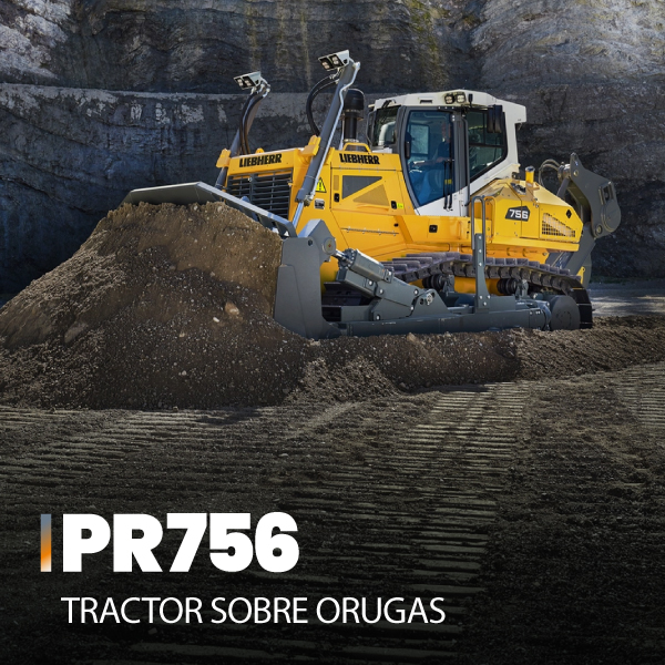 Liebherr PR 756 tractor sobre orugas