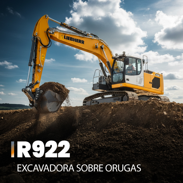Liebherr R 922 excavadora sobre orugas