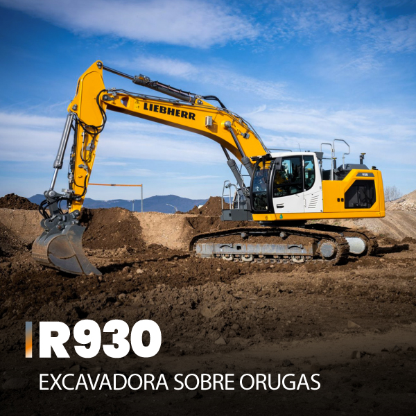 Liebherr R 930 excavadora sobre orugas