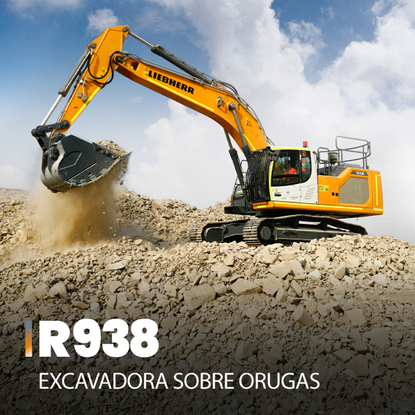 Liebherr R 938 excavadora sobre orugas